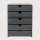 5er Schubladenbox Schwarz passend zu USM Haller