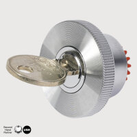 USM Haller Griff mit Schließ-Zylinder