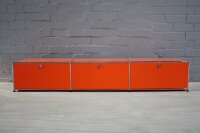 Lowboard 3 FA 3 KL BHT: 2,25 | 0,35 | 0,50 abschließbar Reinorange