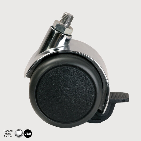 USM Lenkrolle mit Arretierung für harte Böden