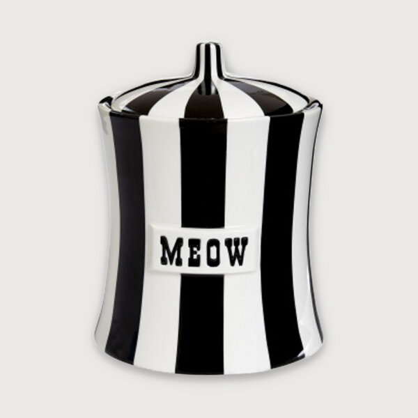 Porzellan-Aufbewahrungsdose "Meow"