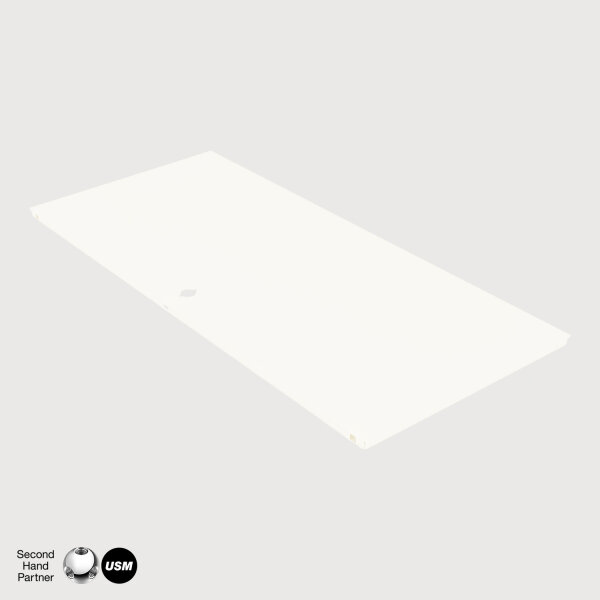 Front-Blech Klappe / Auszug 75 x 35 cm Reinweiss