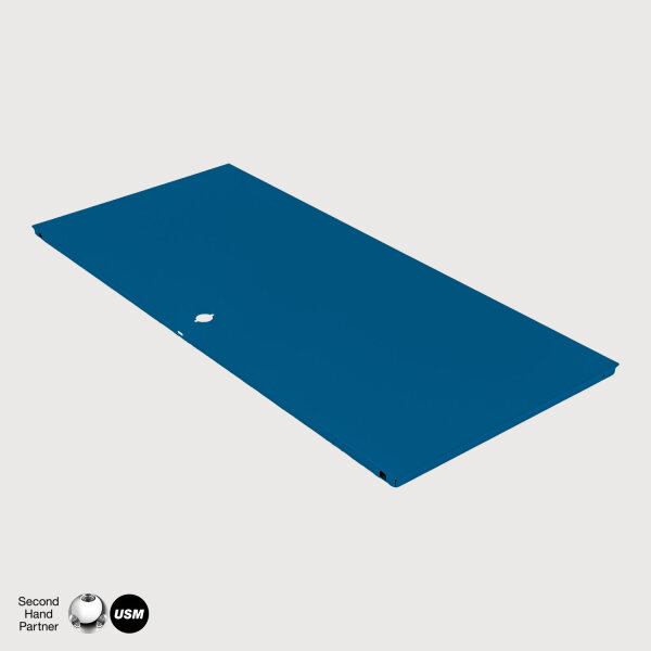 Front-Blech Klappe / Auszug 75 x 35 cm Enzianblau