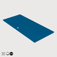 Front-Blech Klappe / Auszug 75 x 35 cm Enzianblau