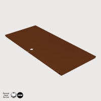 Front-Blech Klappe / Auszug 75 x 35 cm Braun