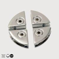 USM Haller, Glashalter 90°, verchromt