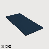Zwischentablar ohne Beschläge 75 x 35 cm, Stahlblau