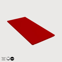 Zwischentablar ohne Beschläge 75 x 35 cm, USM Rubinrot