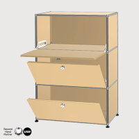 Sekretär niedrig / Schreibtisch / Highboard 3 FA,...