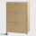 Sekretär niedrig / Schreibtisch / Highboard 3 FA, BHT: 0,75 | 1,05 | 0,35 m, 3 KL, verschied. Farben