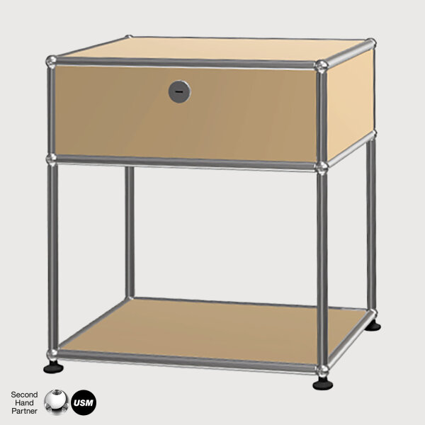 Nachttisch mit schmaler Klapptür, BHT: 0,50 | 0,52 | 0,35 m, verschied. Farben