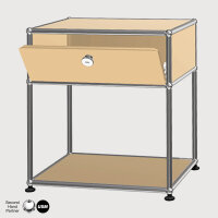 Nachttisch mit schmaler Klapptür, BHT: 0,50 | 0,52 |...