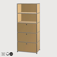 Sekretär hoch / Schreibtisch / Highboard 5 FA, BHT:...