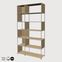 Bücherregal / Regal 12 FA, BHT: 1,10 | 2,10 | 0,35 m,