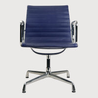 Bürostuhl Charles Eames Alu Chair EA 107 mit Leder,...