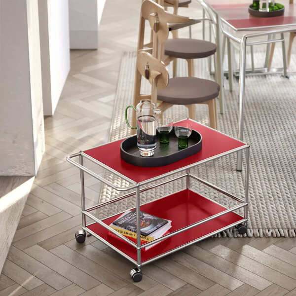 Barwagen/Servierwagen mit Rollen, BHT: 0,75 | 0,50 | 0,50 m, verschied. Farben