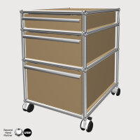 Rollcontainer, 3 Auszüge, BHT: 39,5 | 60,5 | 50 cm,...