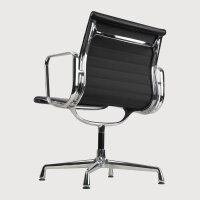 Bürostuhl Charles Eames Alu Chair EA 108, Hopsak, Schwarz