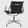 Bürostuhl Charles Eames Alu Chair EA 108, Hopsak, Schwarz