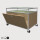 Couchtisch mit Glas, Stauraum und Rollen, BHT: 0,75 | 0,53 | 0,50 m, verschied. Farben