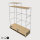 Garderobe/offener Kleiderschrank, BHT: 1,5 | 2 | 0,50 m, verschied. Farben