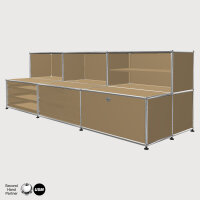 Kinderzimmer Regal / Kinder-Sitzbank, 6 FA, BHT: 2,25 | 0,7 | 0,7 m, verschied. Farben