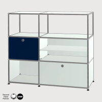 Regal / Highboard 6 FA, 2 KL, BHT: 1,25 | 1,05 | 0,35 m, verschied. Farben