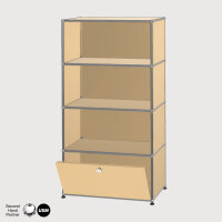 Highboard 4 FA, BHT: 0,75 | 1,40 | 0,35 m, 1 KL, verschied. Farben