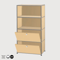 Highboard 4 FA, BHT: 0,75 | 1,40 | 0,35 m, 2 KL, verschied. Farben