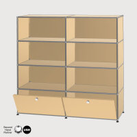 Highboard 8 FA, BHT: 1,50 | 1,40 | 0,35 m, 2 KL, verschied. Farben