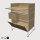 Wickelkommode/ Wickeltisch, Schubladen, 1 KL, BHT: 0,75 | 1,09 | 0,75 m, verschied. Farben